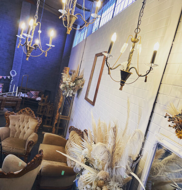 Vintage chandeliers